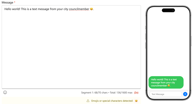 Real-time preview screenshot