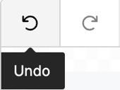 Undo icon screenshot